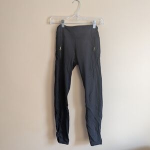 lululemon athletica Black Leggings with Zipper Pockets